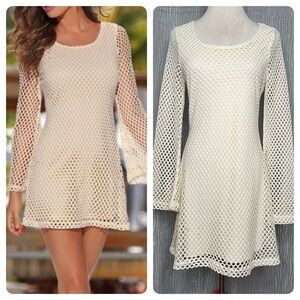 Venus fishnet lace dress